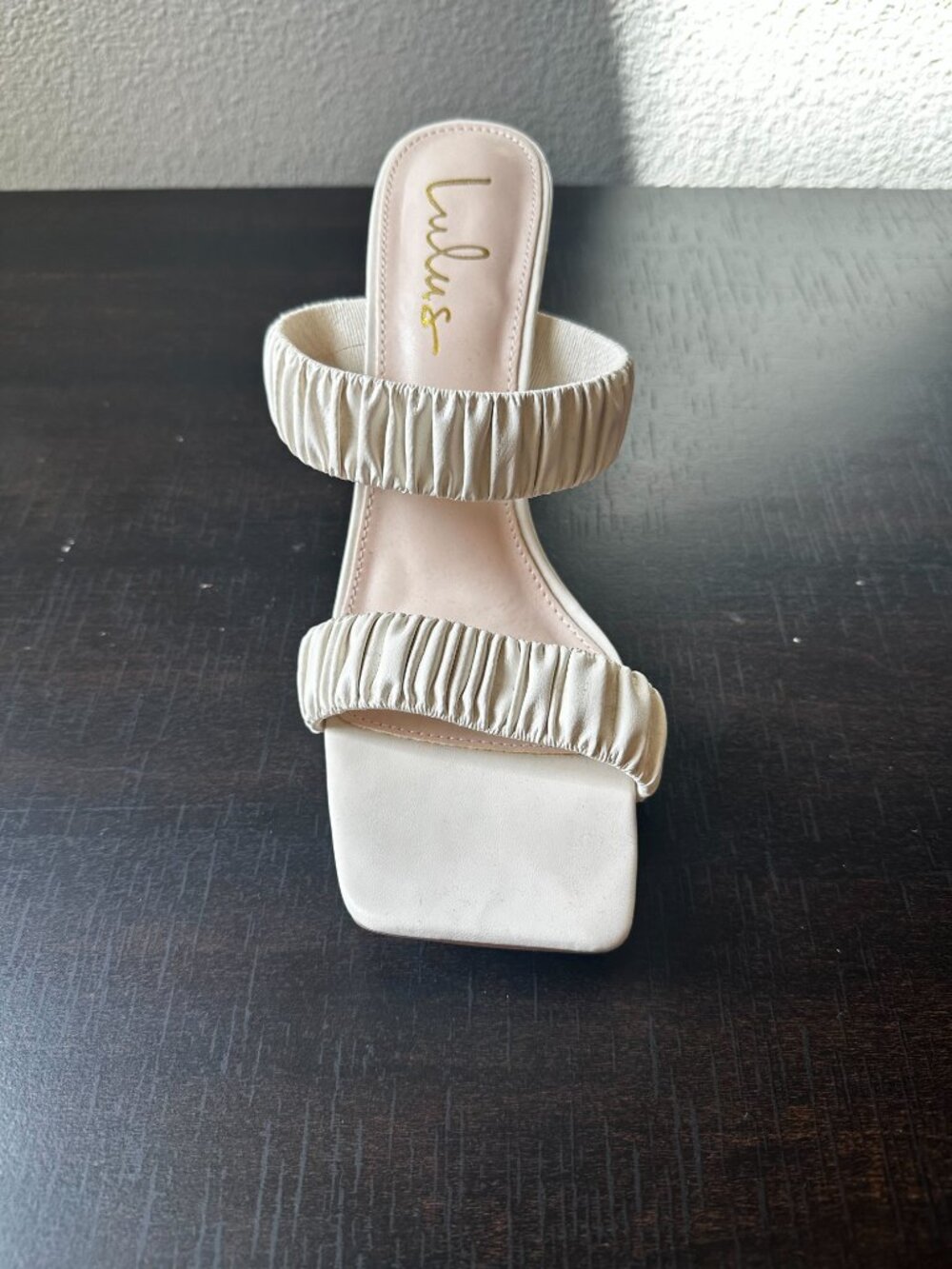 Lulus - Cloyaa High Heel Sandals (Off White) - Picture 7 of 11